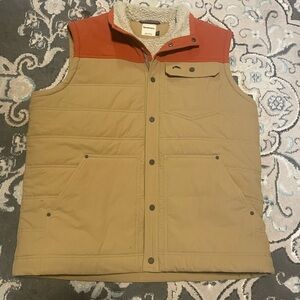 Simms Tan and Orange Cardwell Vest